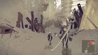 NieR Automata | How To REACH To Adam Boss Fight Desert (9S Story) | Guide