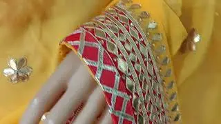 Gotta patti saree | gotawork saree | wedding funtions saree | saree for haldi n mehedi