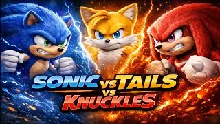 Sonic vs Tails vs Knuckles  android gameplay#sonicdash #shortsfeed #sonic #viral #fyp