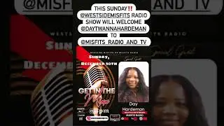 Guest on Misfits Radio: Call 678-740-9894 to join the excitement! The links below for live stream.
