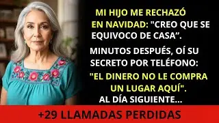 Llegué en Navidad y mi hijo dijo: “Creo que te equivocaste de casa”. Atónita, me fui…
