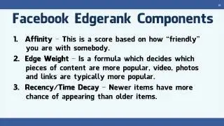 Facebook Edgerank Tutorial