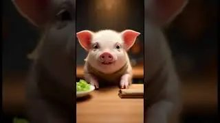 Cat Chef&rsquo;s Special for Mr. Pig #cat #pig