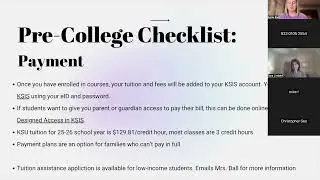 KSU Spring 2026 Concurrent Enrollment