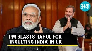PM Modi strikes back at Rahul Gandhi for 'insulting' Indian democracy in London I Watch