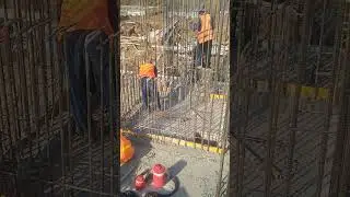 Column Base Prep: Concrete's Future Home #construction#heavyequipment #civilengineering #foundation