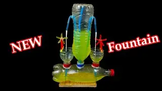 Automatic Water Fountain Without Electricity - Non Stop Water Fall With Plastic Bottle