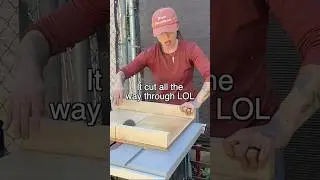 DIY Cross Cut Sled for Beginners #diy #woodworking #shorts