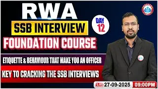 NDA SSB Interview Preparation | Foundation Course | Etiquette & Behaviour to Crack SSB Interview