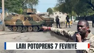 FLASH! Kote GUY PHILIPPE ? - Men k&ograve;man Potoprens leve jodi 7 Fev, Lapolis ak FADH bloke devan PAL&Egrave;