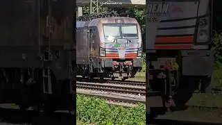 Vectron BR193 282 ELLorean Design TX Logistik Karlsruhe G&uuml;terumgehungsbahn Taschenwagen #frankenbahn