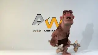 ID#02 - Caveman Logo  Animation / Logo Reveal Animation / After Effect Animation / AW Logo Animation