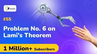 Lami's Theorem Example 6 - Equilibrium - Engineering Mechanics