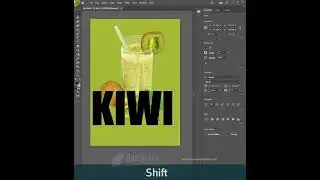 How to make Transparent Text Effect in Illustrator | text effect Illustrator #shorts