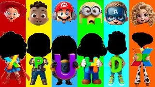 Wrong eyes👀 NEW EPISODES/ CoComelon 🆚 Minions 🆚 Super Mario - COFFIN DANSE  Puzzle Wrong Heads