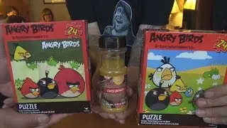 Angry Birds Puzzle Challenge w/ CultMoo & Aaron's Food Adventures