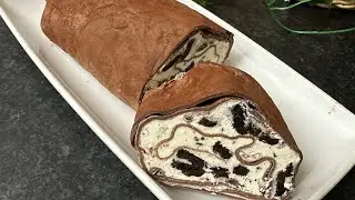 Oreo Crepe Roll 🍫chocolate Oreo crepe 🫔easy chocolate Oreo crepe roll No Bsked Crepe Roll Cake