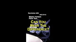🥁 Can You Hear The Difference? Mapex 16&rdquo; Floor Tom &ndash; Sennheiser e604 vs. AKG D112 🎤🔥