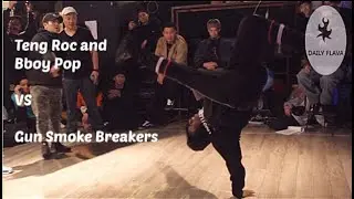 Bboy Pop and Teng Roc vs Gun Smoke Breakers. Top 16. Bto2 2019