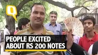 Citizens Rejoice on Using the new Rs 200 Notes - The Quint