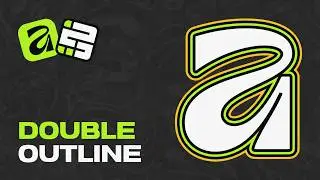How to Make Double Outline Text & Shapes | Affinity 3 Tutorial