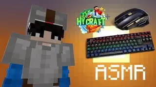 KeyBoard & Mouse ASMR Minecraft BEDWARS Hycraft | JaiDevMc