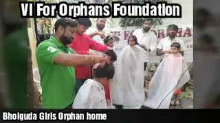 28-1-2020 free Barber service at Bhoiguda Girls Orphan home