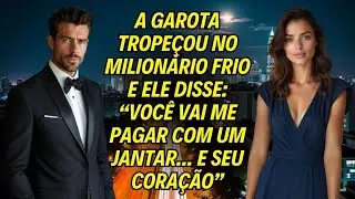 Garota Tropeçou No Milionário Frio E Ele Disse_ ‘Você Vai Me Pagar Com Um Jantar... E Seu Coração’