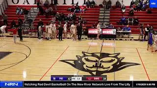 Princeton High School at Oak Hill High School WV Boys High School Basketball 1/15/25