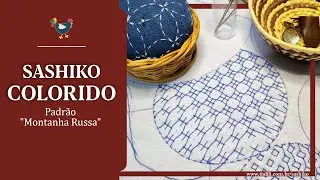 SASHIKO: o #bordado japonês colorido e mais fácil com réguas especiais para riscar e bordar!