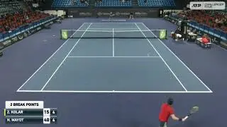 Zdenek Kolar (CZE) vs Harold Mayot (FRA) Pau challenger 1 Round
