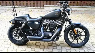 Iron 883 sportster 2019 Vance & Hines exhaust sound v&h vs stock