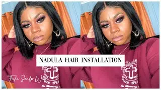 THE SOFTEST STRAIGHT BOB TRANSPARENT LACE WIG ft NADULA HAIR |THESHANABELLE