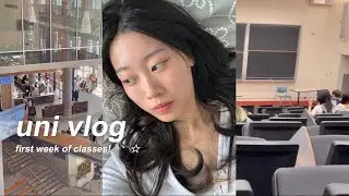 uni vlog: first week of classes, new summer semester, slice of life