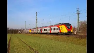 [Regionalzüge] HLB Alstom Coradia Continental und DB Regio Bayern Bombardier Twindexx bei Dettingen