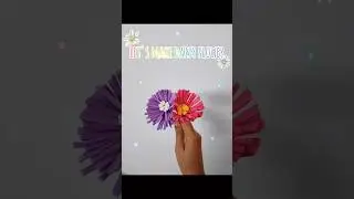 DAISY FLOWER🌼💓✨.Which one you like the most? Comment below 📍.#papercraft#flowers#craft.