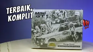 DIECAST SET TERBAIK INI MAH, MINI GT RANGE ROVER 1982 CAMEL TROPHY PAPUA NEW GUINEA SET