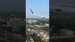 Landing #kolkata #delhi #travel #solo #india #plane