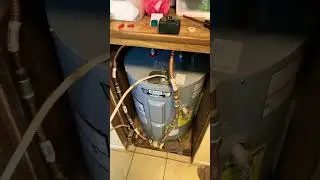 Fixed water heater after flood
