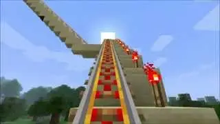 Minecraft | Die längste Achterbahn von 2012! 18min. O_o