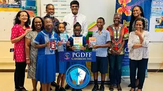 PGDFF Caribbean Little Library Presentation at Blackman & Gollop Primary School
