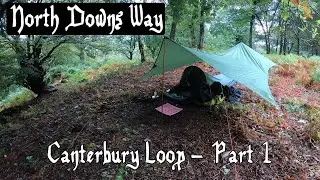 The North Downs Way Canterbury Loop | Wildcamp Bigbury Camp | Hiking Kent | Tom Outdoors | Part 1
