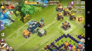 Castle clash- rolling 4000 F2p gems! CRAZY LUCK!