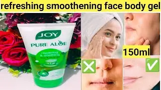 Joy pure Aloe Vera Gel review/Joy pure aloe vera gel/Joy pure aloe vera multi benefits skin