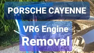 Porsche Cayenne (955) - Part 3 - 3.2 VR6 engine removal