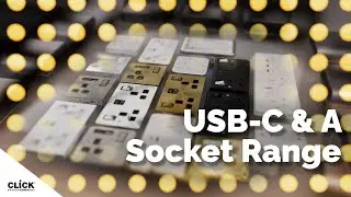 USB-C & A Socket Outlet Range - CLICK