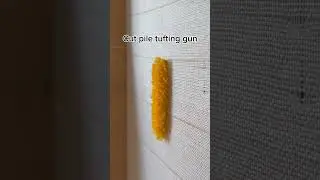 I use gun with pile height 1,5cm/0,6&rdquo; #diy #tufting #rugmaking #rug