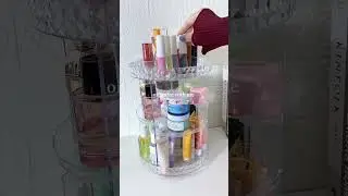 Makeup Organizer 💄 | 360&deg; Rotating Cosmetic Storage Box | Vai Dam Koto