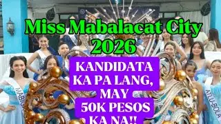 MS. MABALACAT CITY 2026 OFFICIAL SASHING CEREMONY