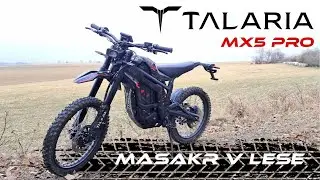Talaria Sting Pro Mx5 Masakr v Lese  - Emoce